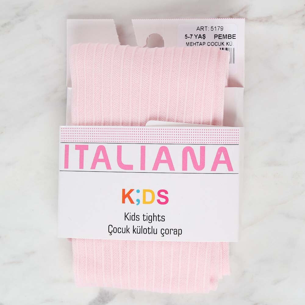 İtaliana 5179 Mehtap Çocuk Külotlu Çorap, Pembe 5/7 Yaş